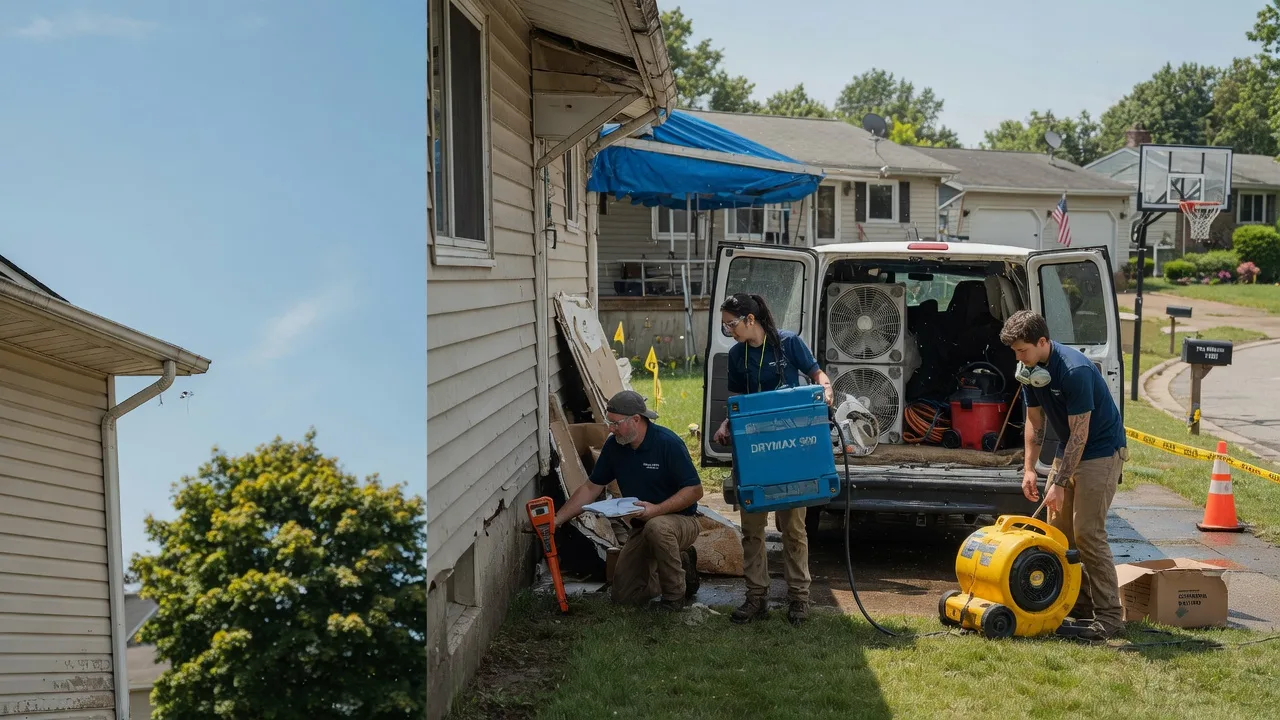 Ceiling Leak Cleanup in Newcomerstown, OH near me